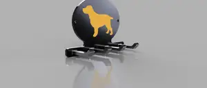 Decorative Dog Leash Holder