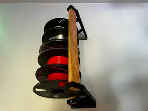 Topology optimized filament shelf bracket