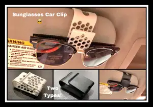 Hexagonal/Standard Sunglasses Car Clip - No Supports!