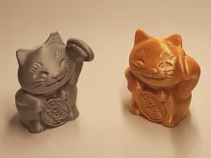 Neko The Lucky Cat Keychain / Glückskatze Schlüsselanhänger
