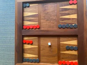 Backgammon Pieces & Pairing Die