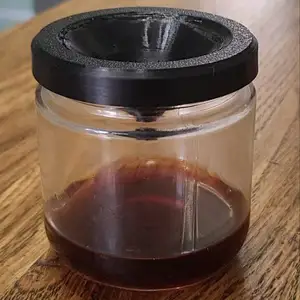 Fruit flies trap for a 60mm glass jar