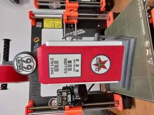 Route 66 vintage fuel pump