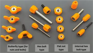 Handles for M3 to M6 bolts and screws