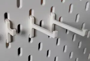 Universal hooks for pegboards (like IKEA SKADIS or UPPSPEL)