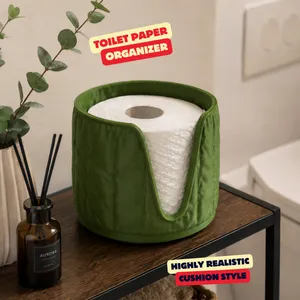 CUSHION TOILET PAPER ORGANIZER (ONE ROLL) / BATHROOM DECOR / HOMEDECOR / BATHROOM ESSENTIAL / FABRIC