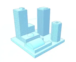 City Buildings - Offices, Apartments, Skyscrapers