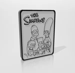 Simpsons Familie Lampe