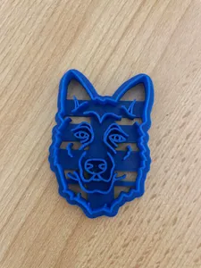 German shepherd cookie cutter