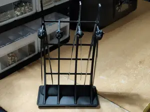 Gridfinity Tweezer rack (with heads)
