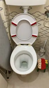 Rectangle toilet seat spacer