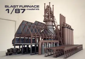 1:87/HO/OO Blast Furnace Model Kit