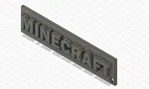 minecraft keychain