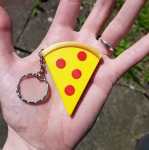 Pizza Slice Keyring