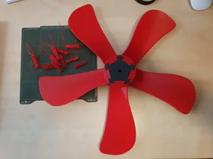 Fan blades replacement