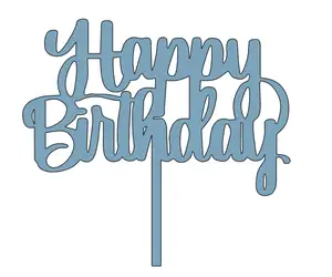 Happy Birthday Cake Topper