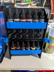 MiDAS - Miniature Design and Art Studio - Paint Storage Shelves