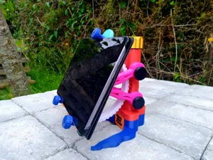 Adjustable Tablet Stand Worm Gear Powered