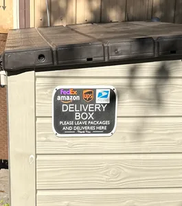 Delivery Box Sign (MMU Pre-Painted)
