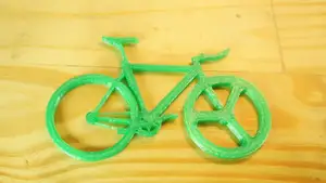 Fixie bike keychain