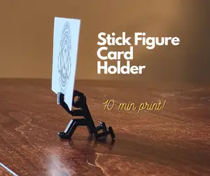 Stick Man Business Card Display (10 min print!)