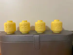 Lego heads with faces - Big Size 1:5