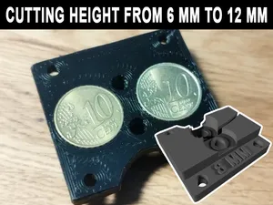 The Recreator 3D - Community bottle cutter 6mm to 12mm for 10 or 2 cent coins · EURO