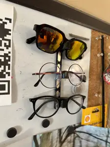 Magnet Mounted Glasses Rack