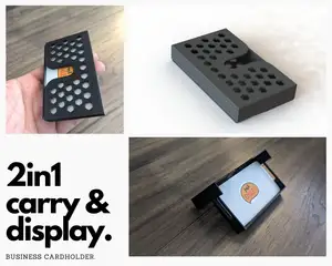 2in1 Cardholder Carry & Display