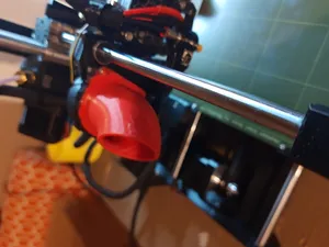Intake Pipe for Prusa Mini Part Cooling Fan