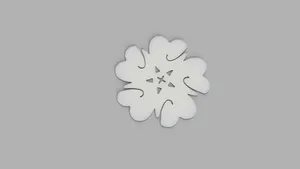 The Balloon Flower Clip