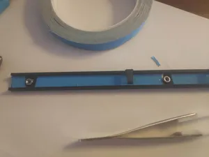 LED Strip (WS2812) holder for top Radiator/Fan mount (Fractal Pop)