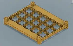 Universal 16×16×16 mm Engraving Fixture – Precision Cube Holder