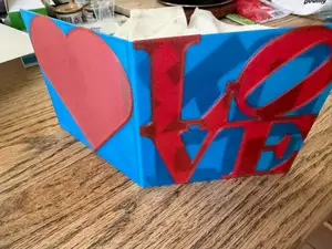 Valentines Day Card Heart Love Ahava - Love - אהבה