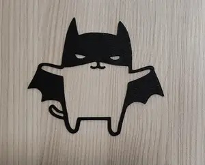 Bat Cat 2d home decor