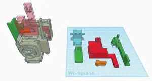 3DChameleon Mk3 Mounts for the Sovol SV-06 (and Plus) including 3DClippy filament cutter.