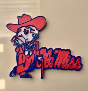 Logos of the College Football Teams of the SEC-South East Conference - Ole Miss