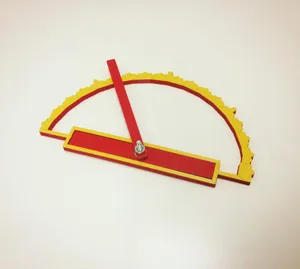Tactile Protractor (goniometer) for blind users (Brabo)
