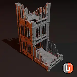 SciFi Gothic Dice Tower