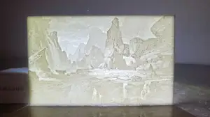 Mountains (Lithophane)