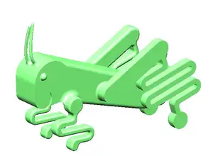 Springy grasshopper
