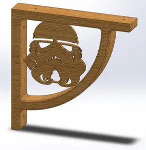 EQUERRE D'ÉTAGÈRE / shelf bracket Star Wars Stormtrooper