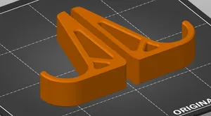 Keyboard Wall Mount Hooks (Command Strip)