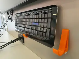 Keyboard Wall Mount Hooks (Command Strip)