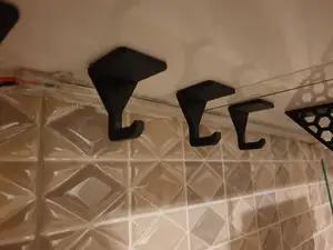 Adhesive kitchen hooks