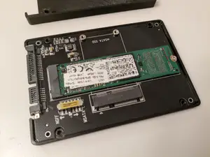 SSD PCB case (for M.2 SATA adapter etc)