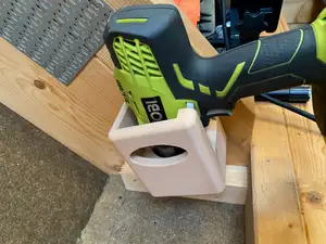 Robust power tool holder for Ryobi 18V drill and impact wrench