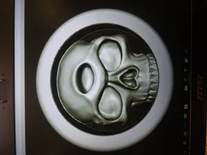 3rd eye skull ear tunnel