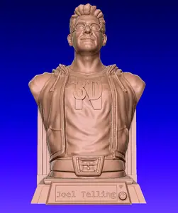 3D Printing Nerd - Joel Telling bust