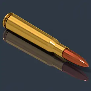 12.7mm X 99mm (.50 BMG) NATO Bullet